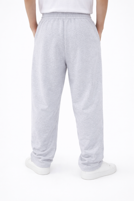 Jogging Gris Coupe Large Streetwear