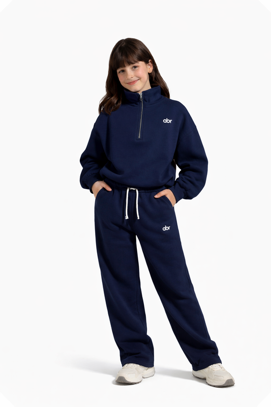 Ensemble jogging fillette – tissu épais