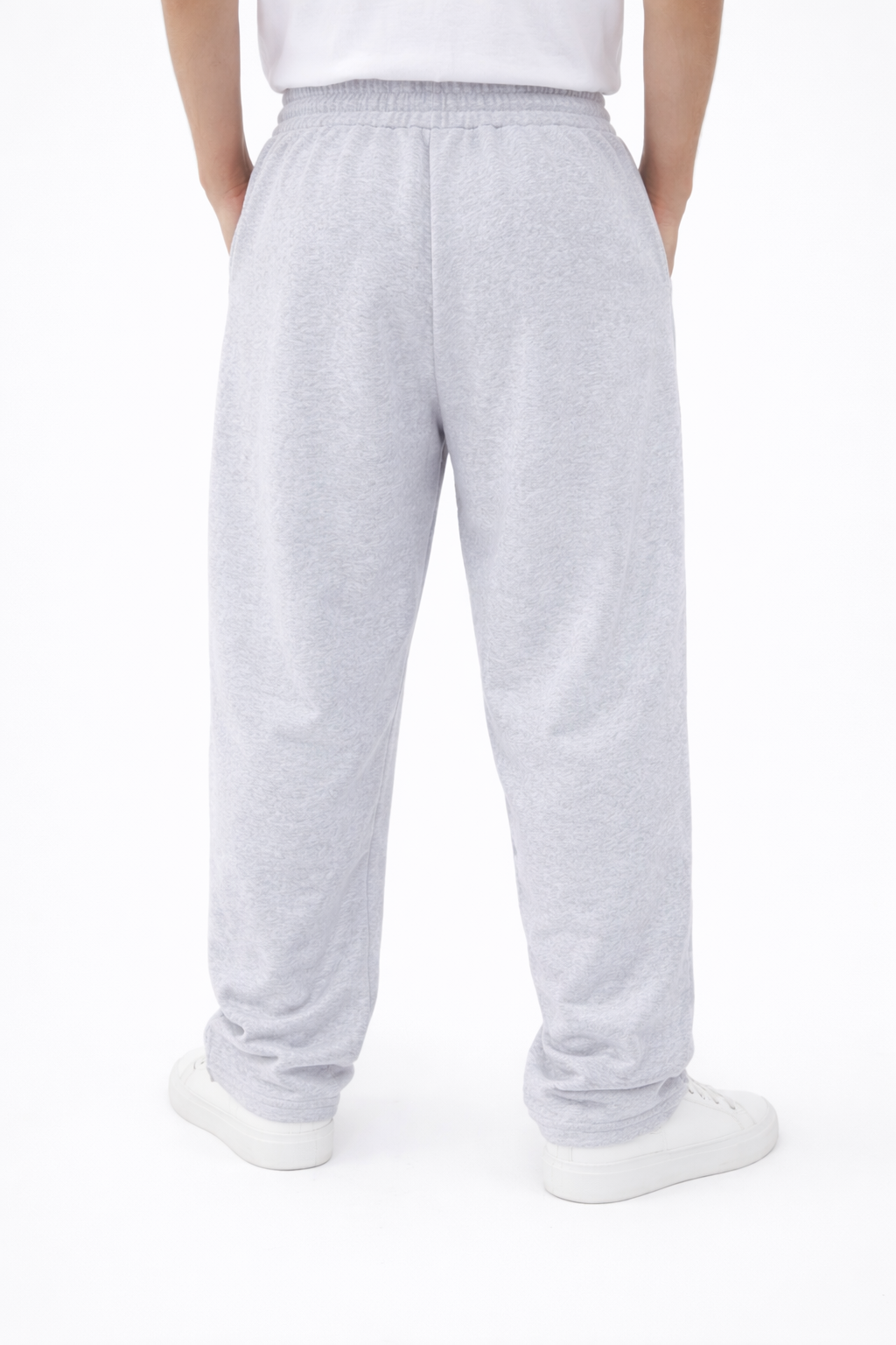 Jogging Gris Coupe Large Streetwear