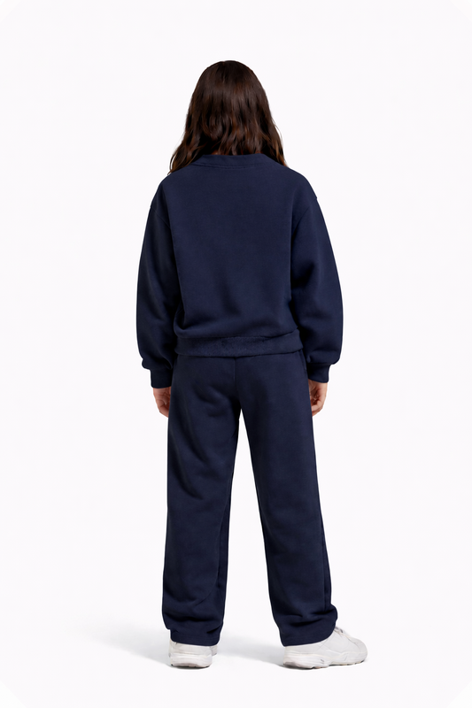 Ensemble jogging fillette – tissu épais
