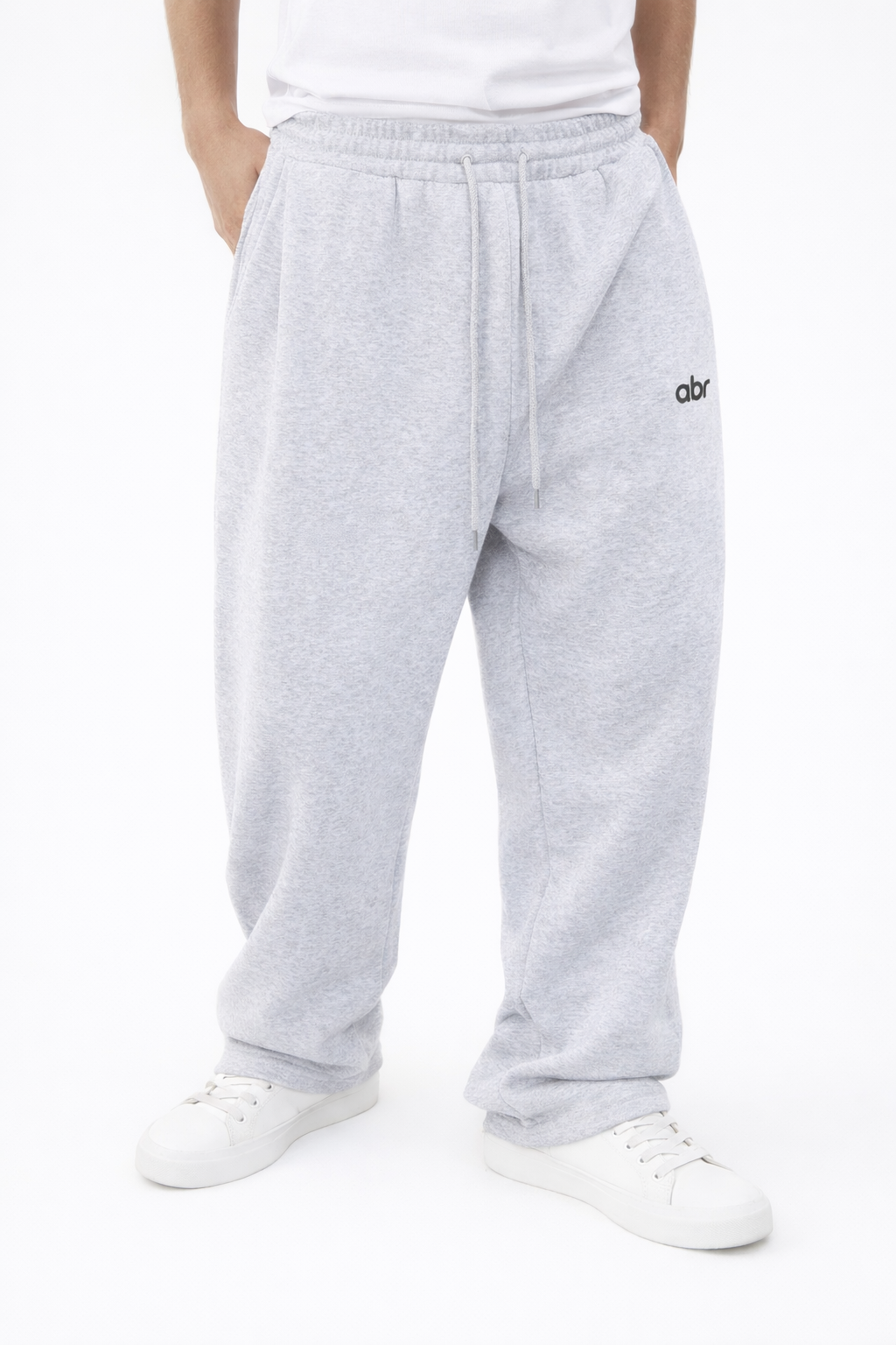 Jogging Gris Coupe Large Streetwear