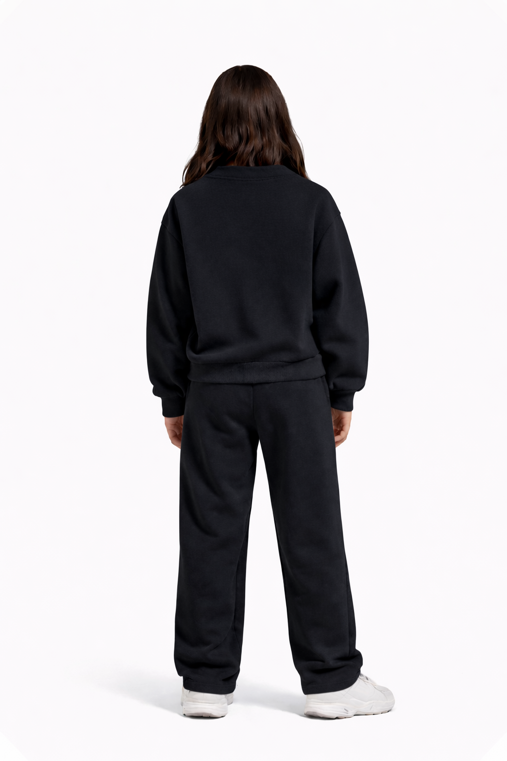 Ensemble jogging fillette – tissu épais