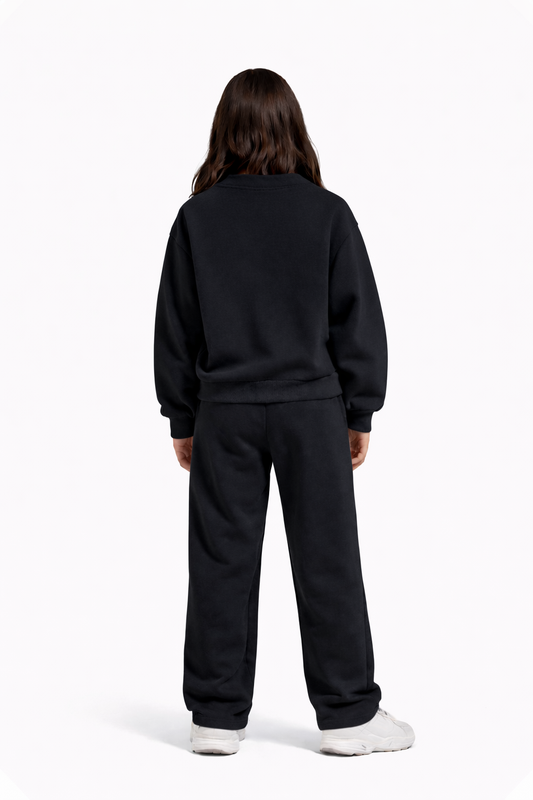 Ensemble jogging fillette – tissu épais