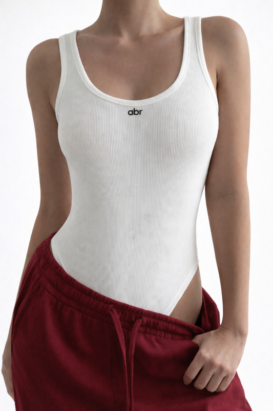 Body Seamless Rib Blanc