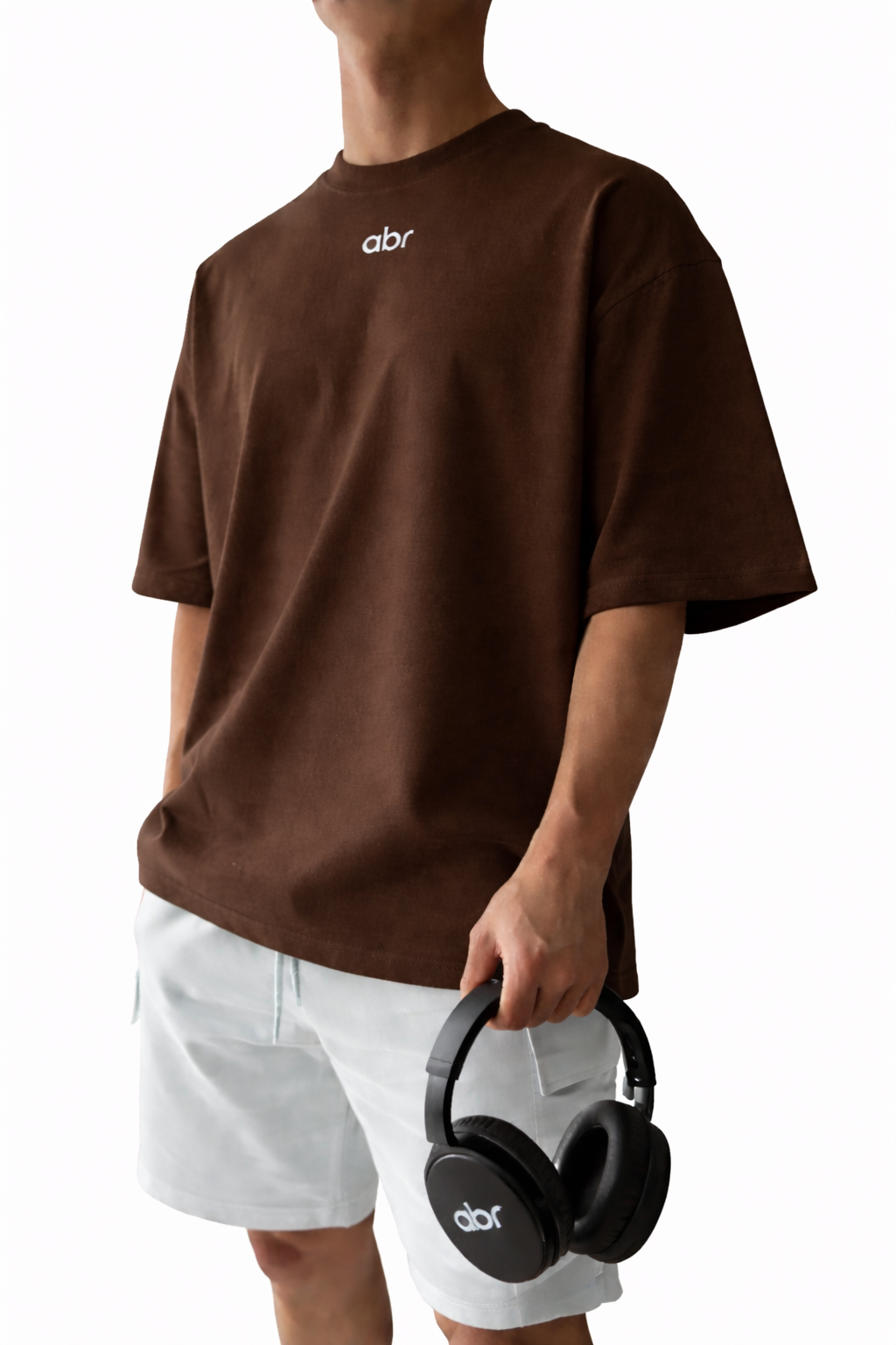 T-shirt Signature abr – Marron