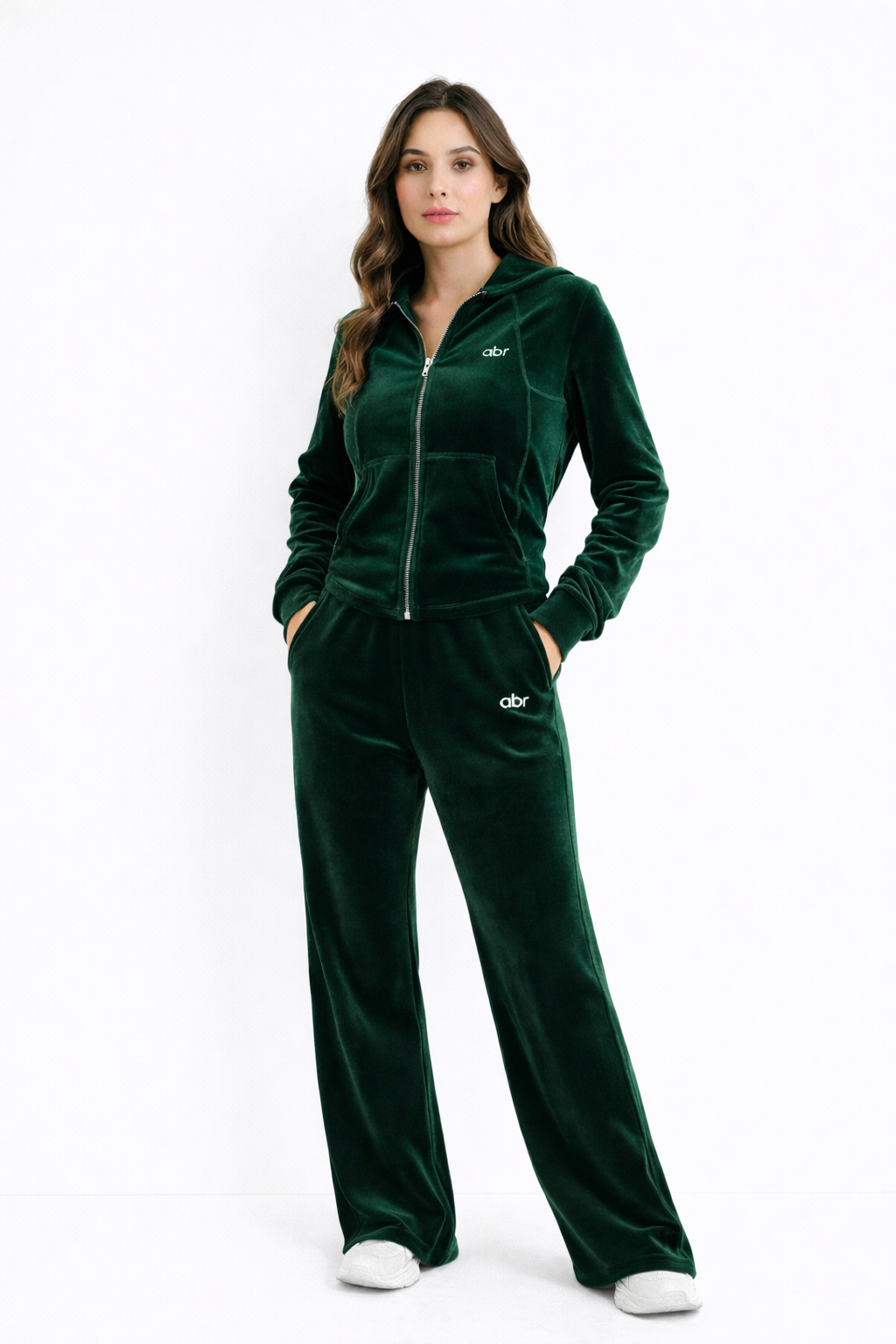 Set Velours Signature abr – Vert Émeraude